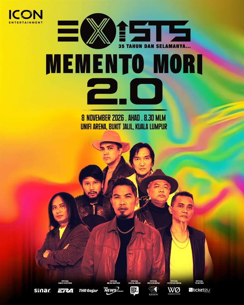 EXISTS concert poster