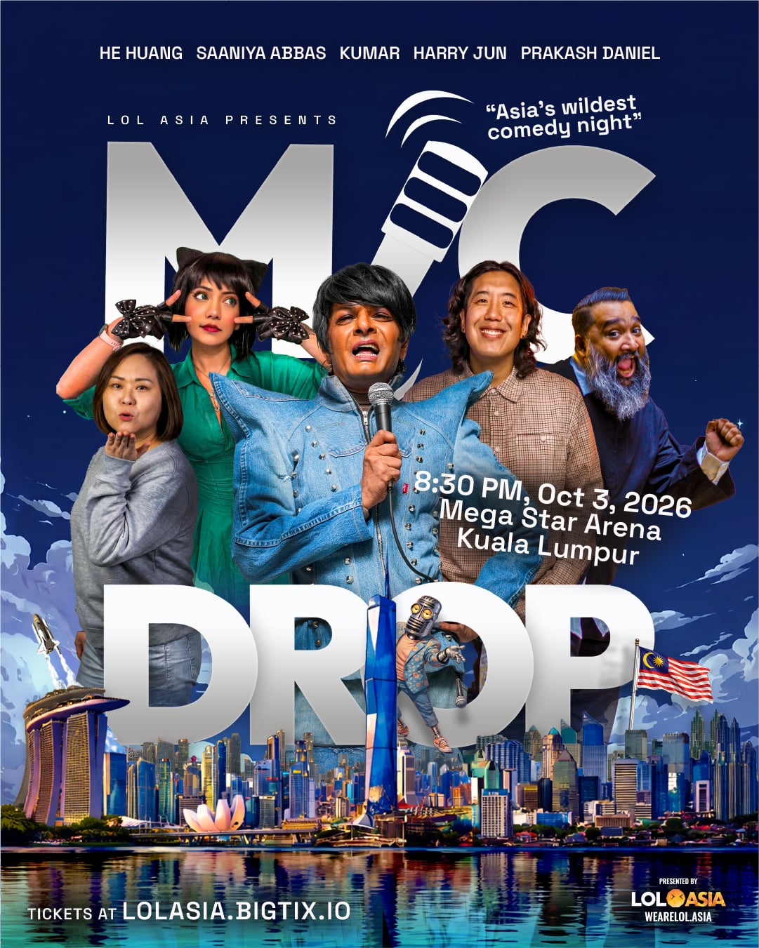 MIC DROP Asia Tour concert poster