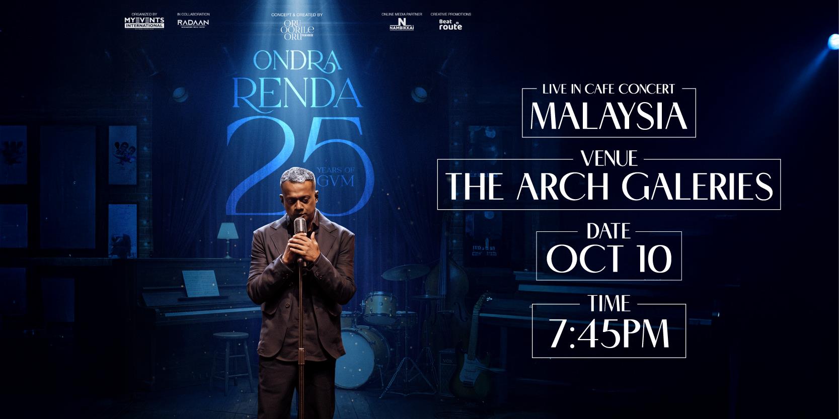 Ondra Renda concert poster